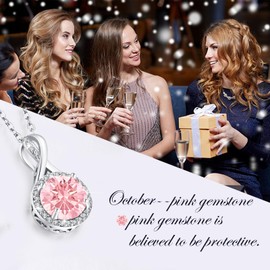 LAVUMO Necklaces for Women Sterling Silver Gold Necklace Pendant Jewellery Gifts for Her Girlfriend Mum Daughter Wife Friend Birthday Valentines Christmas Mothers Day Anniversary