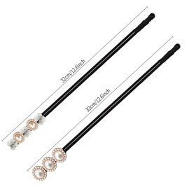 JCUGSBS Pack of 4 Pearl Flower Hair Bun Maker Women's Doughnut Hair Bun Maker Hair Pin Hair Bun Maker Hair Holder Hair Styling Tool Hair Bun Maker Set for Children Girls Women