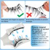 Magnetic Eyelashes Natural Look, Magnetic Lashes with Applicator, 2 Pair