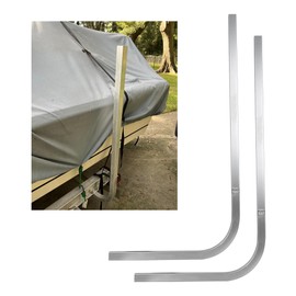 HECASA 2PCS Aluminum Boat Trailer Guide On Poles 1-1/2" Square | 1/8" Thick in Pair