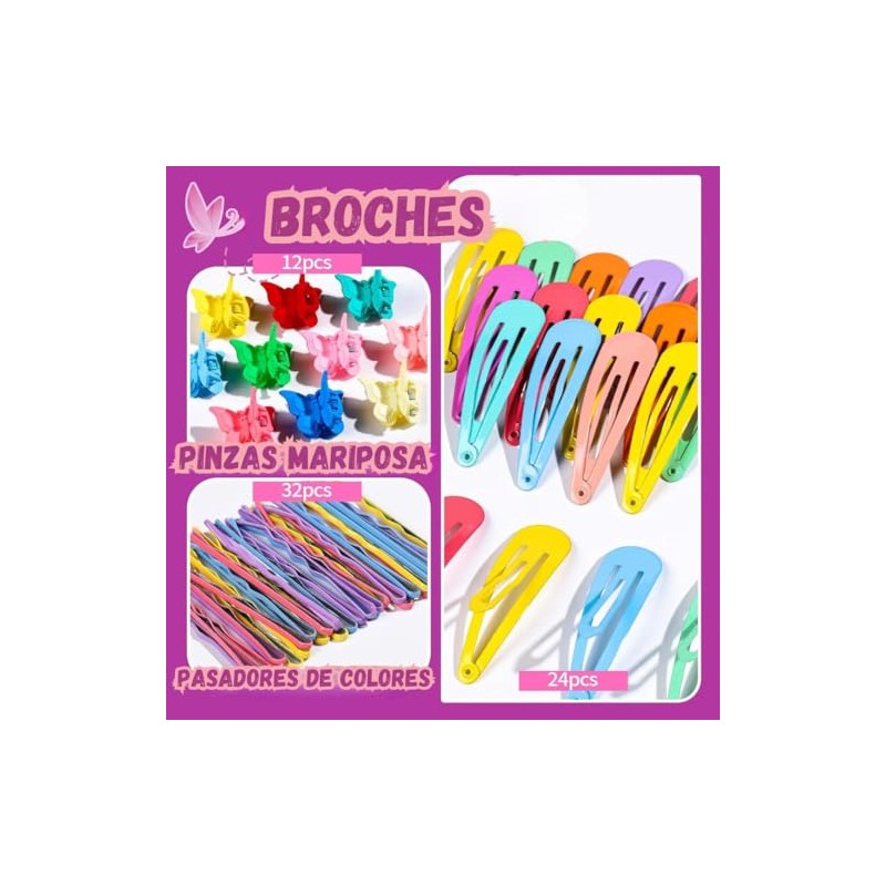Triko Set de Accesorios para el Cabello - Ligas, Moños