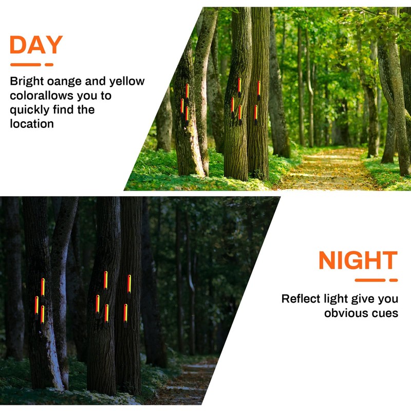 Copkim 24/48/72/96 Pcs Trail Markers for Hunting Reflective Trail Markers