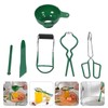 6 Pcs Canning Kit Canning Funnel Tong Bubble Popper Jar