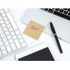 Mini Skater 2 Pack Kraft Paper Sticky Notes 7.5x7.5cm Self-Stick