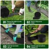 Metal Corrugated Garden Edging 8" x 50Ft, Landscape Edging Border