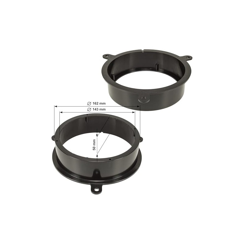 Speaker Rings 165 mm Speaker Adaptor for Renault Scenic 3