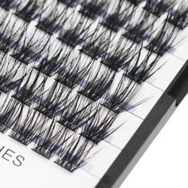Vayator Wide Cluster D Curl Professional Makeup Individual Cluster Eyelashes Grafting Fake False Eyelashes Eyelash Extension Individual Eyelash (C#20mm)