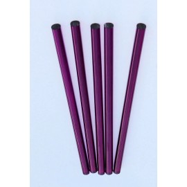 Best Acrylics 2 CLEAR PURPLE 5/8” DIAMETER 12” INCH LONG ACRYLIC PLEXIGLASS LUCITE COLORED ROD