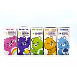 Basic Fun Care Bears Micro Plush Cheer Laugh-a-lot Good Luck Cheer Grumpy Bears Set of 5