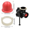 JNWYH 6 x Carburettor Fuel Bulb, Primer Pump with Rings,