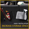 4PC Car Storage Net Organiser (40x25cm) - Universal Elastic Mesh