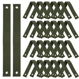 WOPPLXY 40 Pcs Tree Straps for Staking, Anti-Pour Tree Support Straps for Staking Newly Planted Saplings and Hurricane Protection, Tree Straightening Ties (Green)