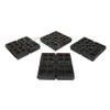 HEAVY DUTY ANTI VIBRATION ISOLATION PADS 4" X 4" X
