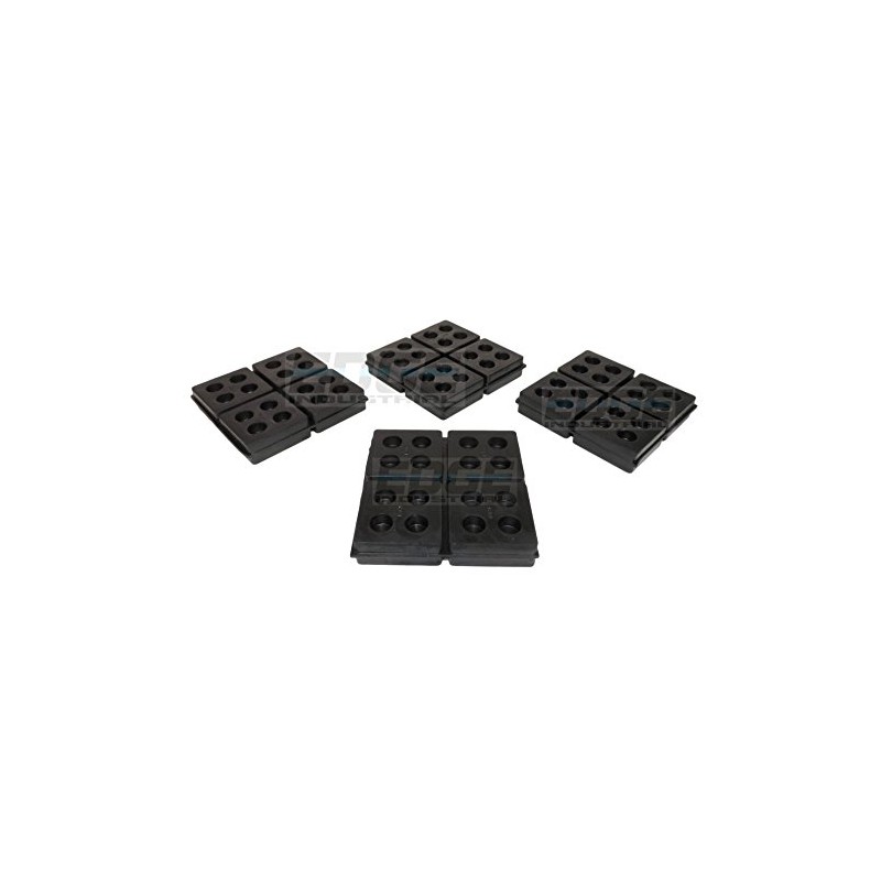HEAVY DUTY ANTI VIBRATION ISOLATION PADS 4" X 4" X