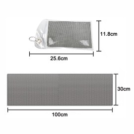 4 Pack Cooling Towels, 100x30cm Ice Sports Towels with Waterproof Bag & Carabiner, Microfiber Cooling Towels, Soft Breathable Towels for Fitness Yoga Gym Workouts Golf Camping(Grey)