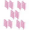 IWOWHERO 50 Pcs Spiral Perm Rods Compact Hair Curlers for