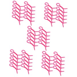 IWOWHERO 50 Pcs Spiral Perm Rods Compact Hair Curlers for Lightweight Hair Styling Tools for Home and Travel