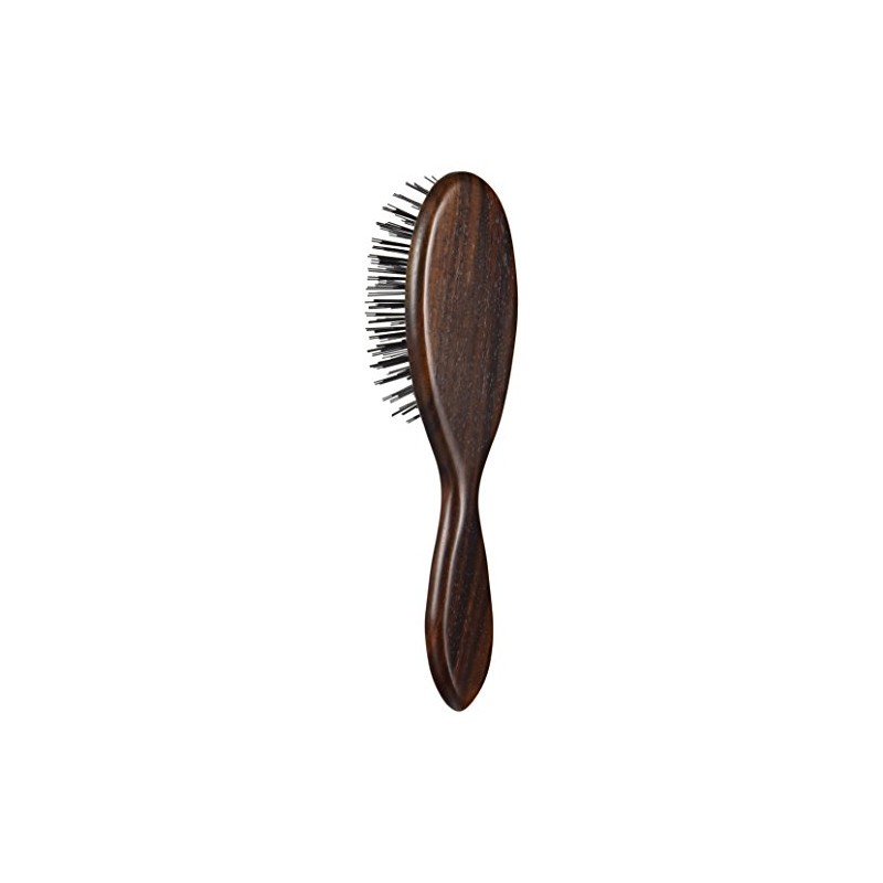 大阪ブラシ クッションブラシ シャトリクッションナイロン(小) ヘアブラシ ブラック (幅×奥行×高さ) :50mm×70mm×245mm