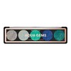 Profusion Cosmetics Aqua Gems 5 Shade Glitter Eyeshadow Palette, Multicolour