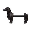 Creative Co-Op Antiqued Bronze Dachshund Dog Paper Towel Holder