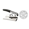 Premium Notary Seal Embosser | Georgia (Silver)