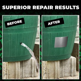 VViViD Aluminum Butyl Tape (6” x 17ft), Maximum Protection, Durable Waterproof Heavy Duty for RV Repairs, Windows, Water Pipes, Gutters, Patching Leaks