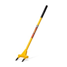 Honey Badger Demolition Fork, 40-inch 2-tine Wrecking Pry Bar, Multipurpose Tool for Flooring, Siding, Trim, Drywall, Roofing, and Decking