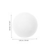 Kisangel 6pcs Table Soccer Balls Small Replacement Footballs for Indoor
