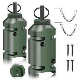Perimeter Trip Alarm,12 Gauge Camping Trip Wire Alarm Device with 4pcs Screws,Early Warning Security System for Outdoor and Property Safety/Bear Deterrent -Dark Green (Adapter Not Included
