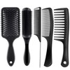SALONSILK Hair Brush and Comb Set for Women and Men,