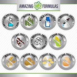 Amazing Nutrition  Probiotic 25 Billion With 10 Probiotics Strains, 60 Caps  Probióticos de 25 Billones con 10 cepas de Probióticos, 60 Cápsulas      