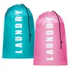 flintronic 2 Pack Extra Large Laundry Bag, 61×91cm Foldable Storage