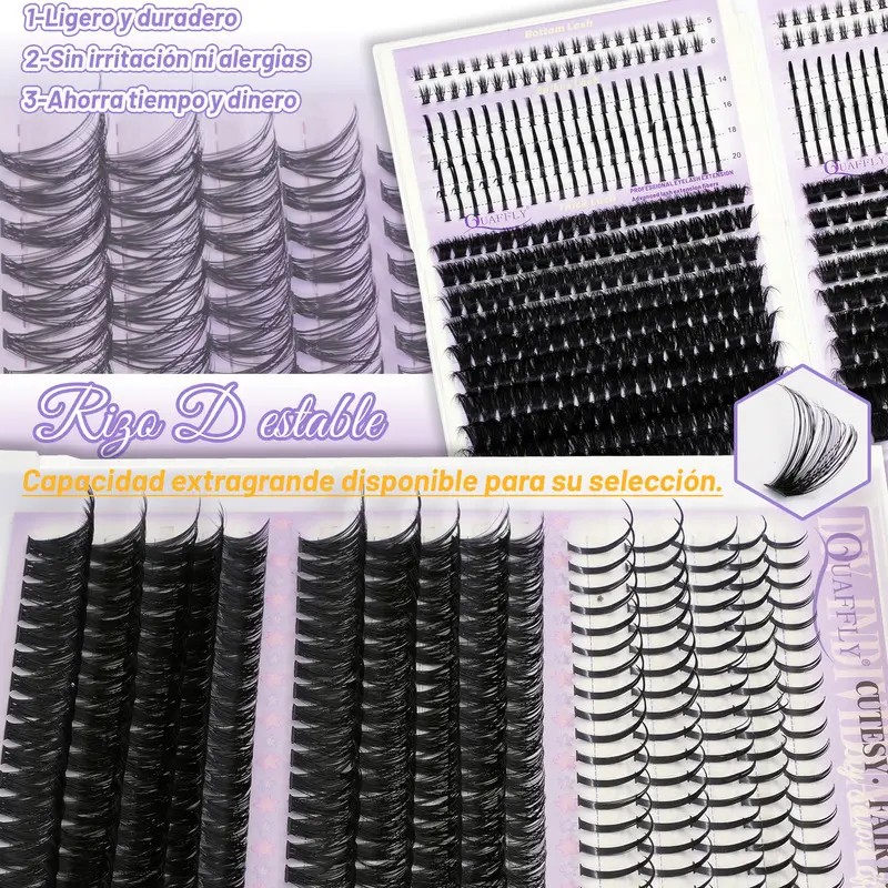 Kit De Extensión De Pestañas De Capacidad Extragrande