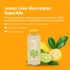 Organic Lemon Lime Electrolytes SuperAde Drink, Effective Hydration, SuperFood Lemonade