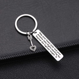 Inspirational Gift Best Friend Gift Pilot Motivational Keychain Flight Attendant gift Pilot keychain Flight Attendant Encouragement Gift daughter Gift Traveling Gifts Travel lover keychain