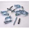SKIR'CO Pack of 4 pipe brackets for diameter 40-45 mm