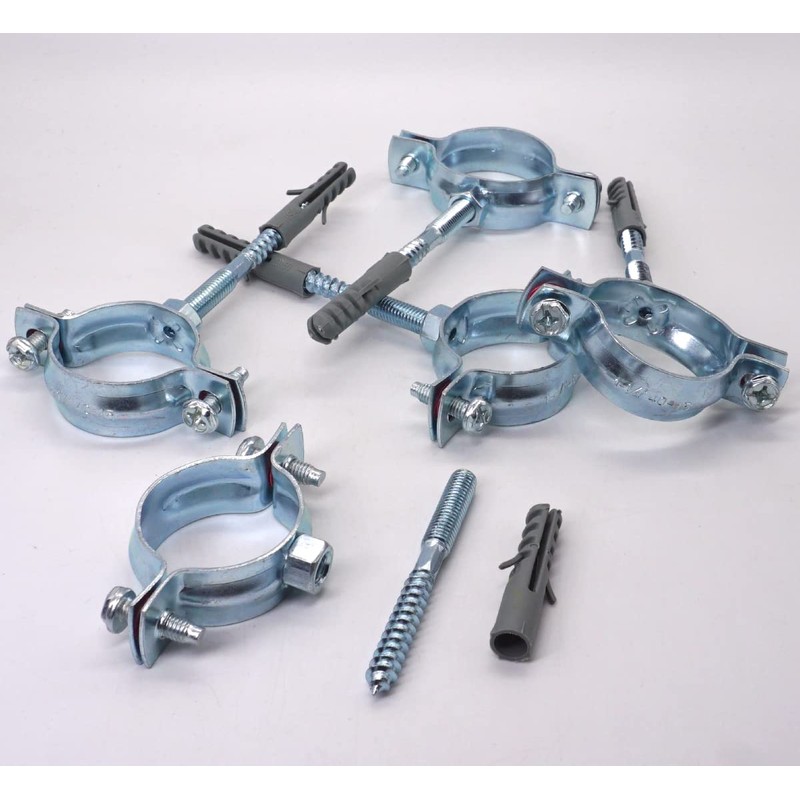 SKIR'CO Pack of 4 pipe brackets for diameter 40-45 mm