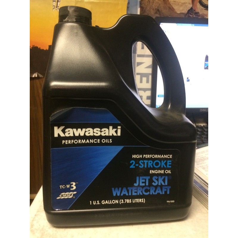 Kawasaki OEM Performance 2-Stroke Jet Ski Watercraft Oil by Kawasaki.