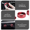 Auovo Volume/Tune Knob A/C Knob Covers Push Start Stop Button