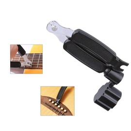 VOARGE String Winder String Cutting Nippers String Cutter Pin Puller String Winder Guitar Maintenance Tool 3 in 1 Durable Guitar Multifunctional Tool Universal