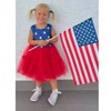 Unique Baby Vestido patriótico tutú para niñas del 4 de