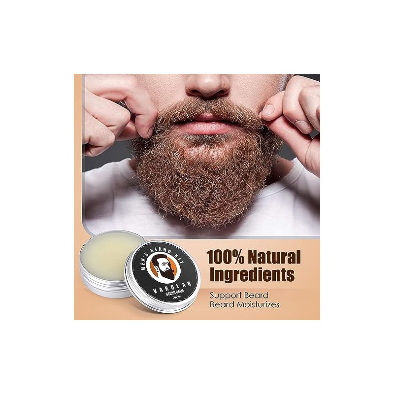 Varolan Kit de Crecimiento y Aseo de Barba - Aceite