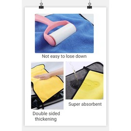 gymfider Microfiber Car Cleaning Cloths QUICK DRY for Auto/Moto Detailing Polishing Washing STREAK FREE & LINT FREE for Cars Detailing Or Drying Towels for Cleaning Car Windows Dishes