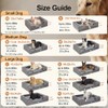 OhGeni Orthopedic Dog Bed Couch Big Cat Sofa for Extra