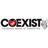 CafePress Coexist (Pro Life) 10"x3" Rectangle Vinyl Bumper Sticker Car
