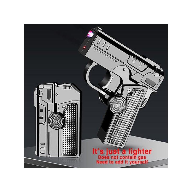 Windproof Torch Lighter Refillable Foldable Rotatable Lighter For Daily Use