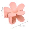 Big Hair Claw Clips, Flower Hair Clips, Double- Locked Hair