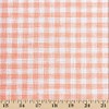 Gingham Check Linen-Look Polyester Cotton 58" Fabric by The Yard