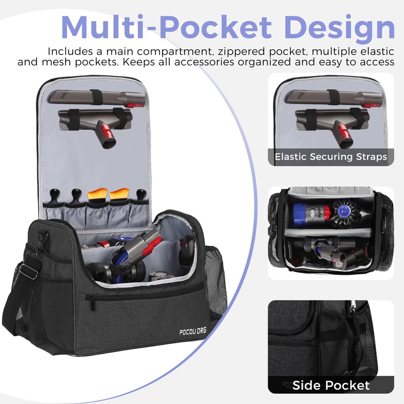 Car+Boat Vacuum Storage Bag Compatible with Dyson V7 - V15