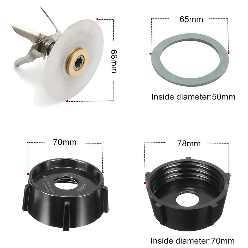 Walmeck Replacement Parts for Oster Osterizer Blender Cutter Blade Base